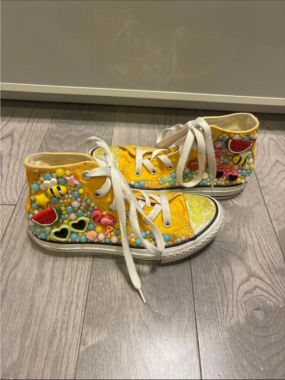 Converse bright yellow